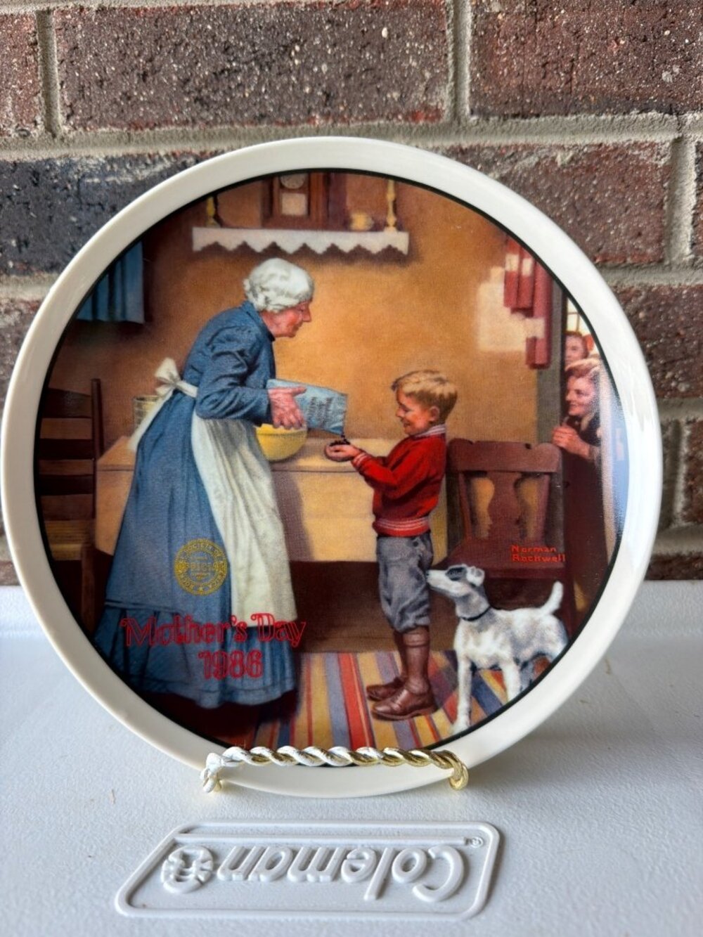 Vintage 1986 "The Pantry Raid" Mother's Day Collector Plate -- 12522-D